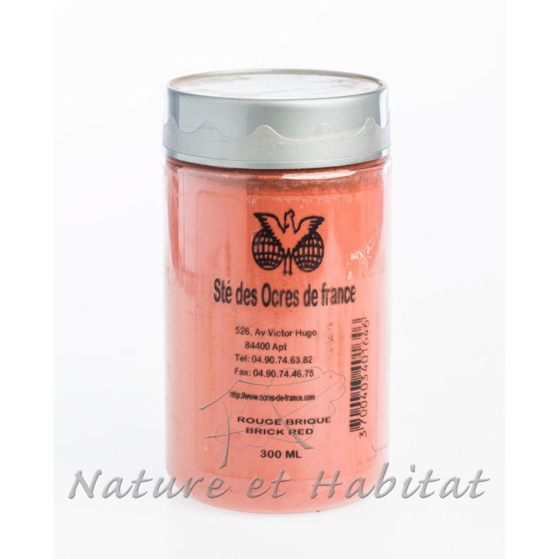 PIGMENT OCRE ROUGE  BRIQUE (400 g)